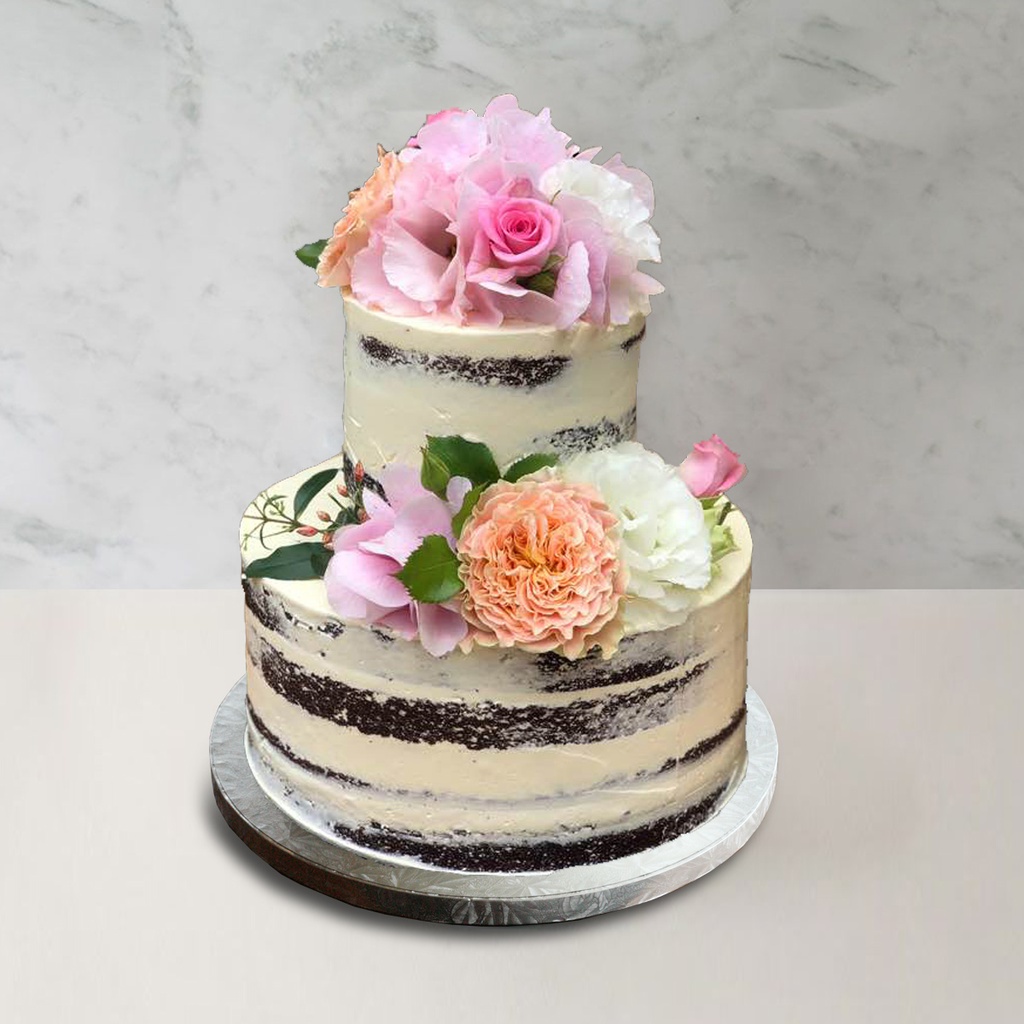 2 Tier Wedding Cake (Design #2)